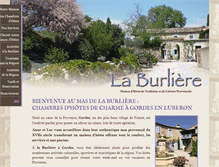 Tablet Screenshot of la-burliere.com